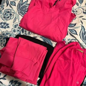Scrub pants and jackets s and xs